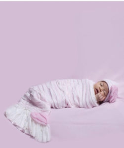 Baby Swaddle مهاد مع قبعة