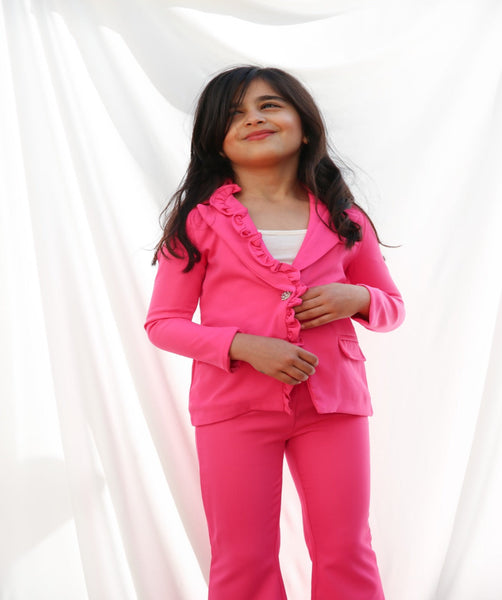 GIRL JACKET WITH TOP جاكيت بناتي مع توب