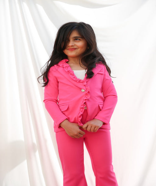 GIRL JACKET WITH TOP جاكيت بناتي مع توب