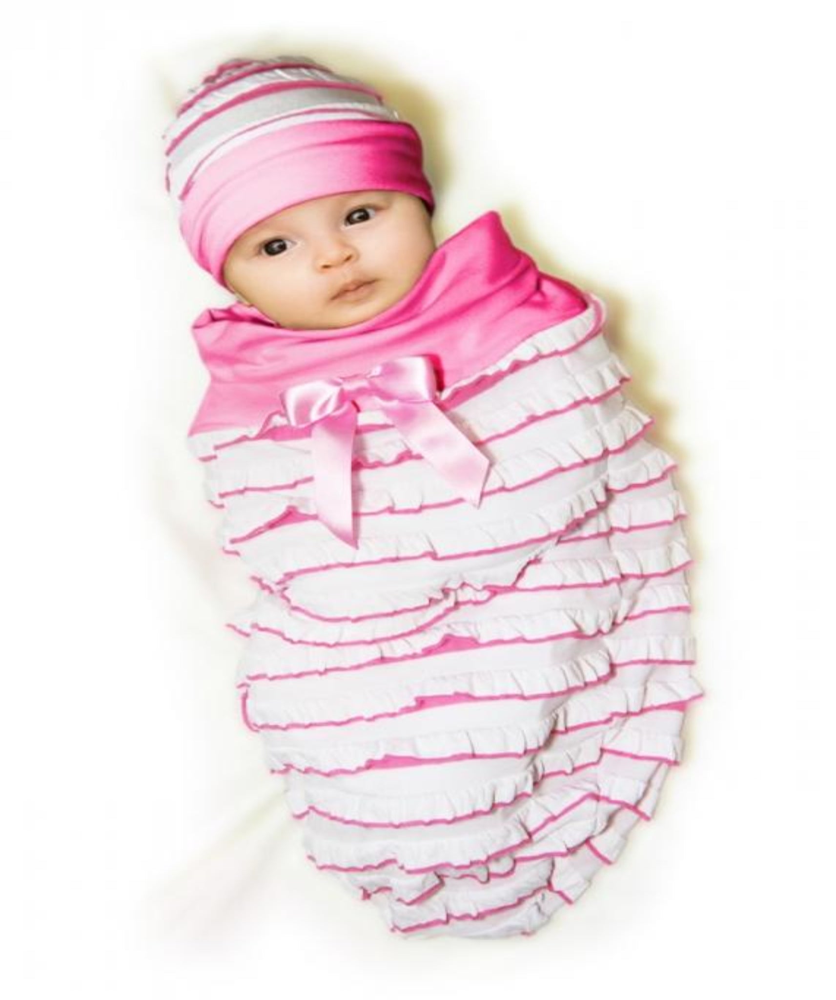 Baby Swaddle مهاد مع قبعة