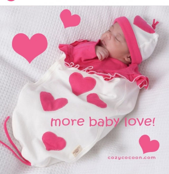 Baby Swaddle مهاد مع قبعة